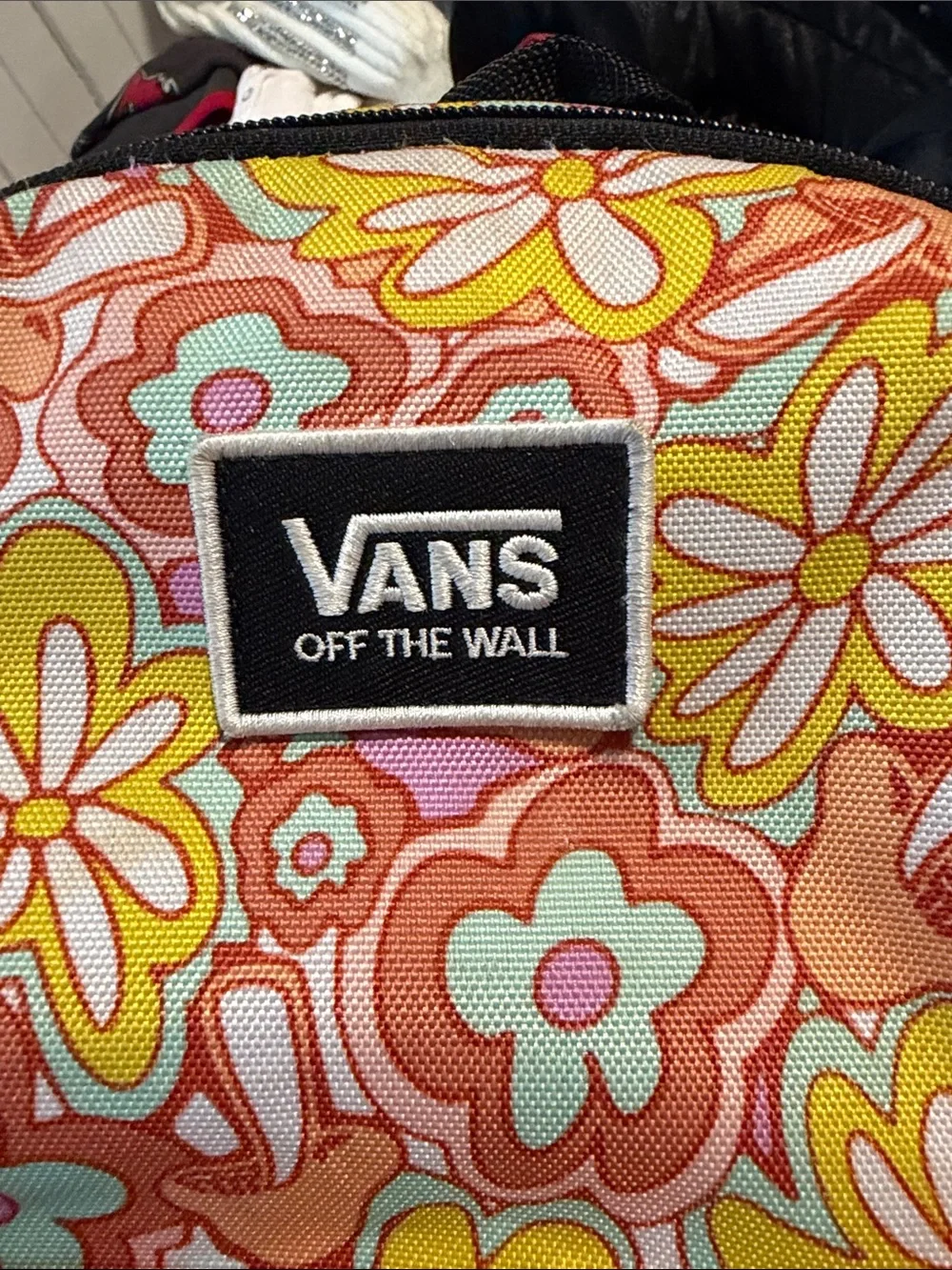 Vans Kids Floral Mini Backpack - Yellow, Pink & Mint